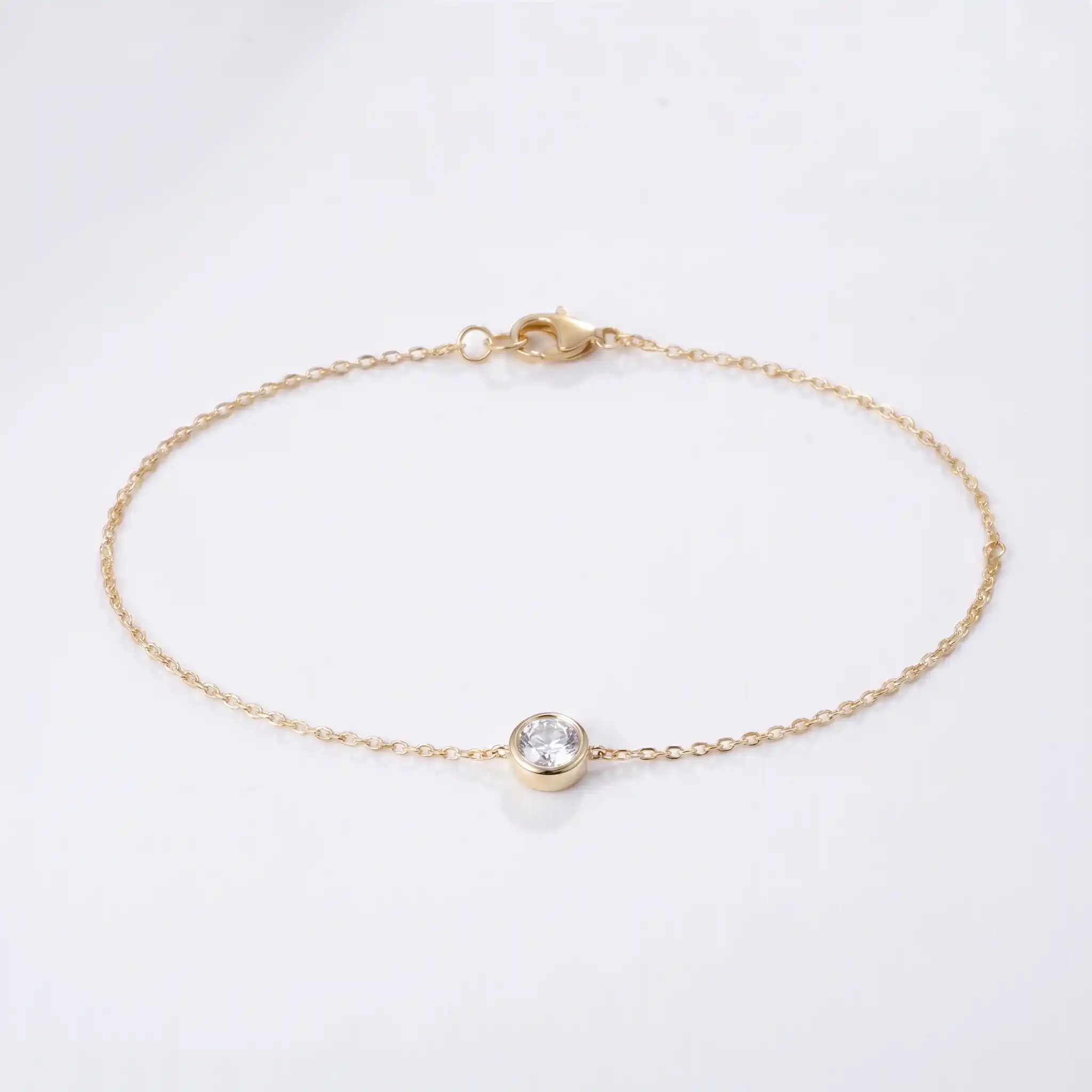 Solitaire Bezel Bracelet