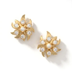 Pinwheel Sparkle Studs