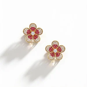 Blossom Pavé Studs