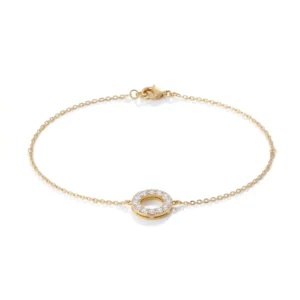 Oval Halo Bracelet
