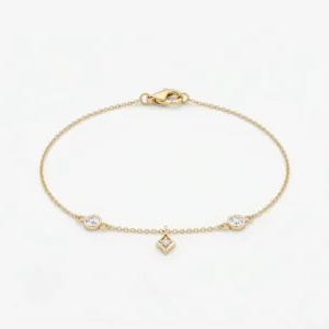 Bezel & Kite Charm Bracelet