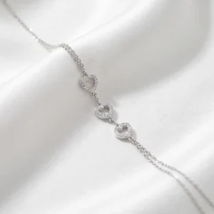 The Triple Heart Palm Bracelet