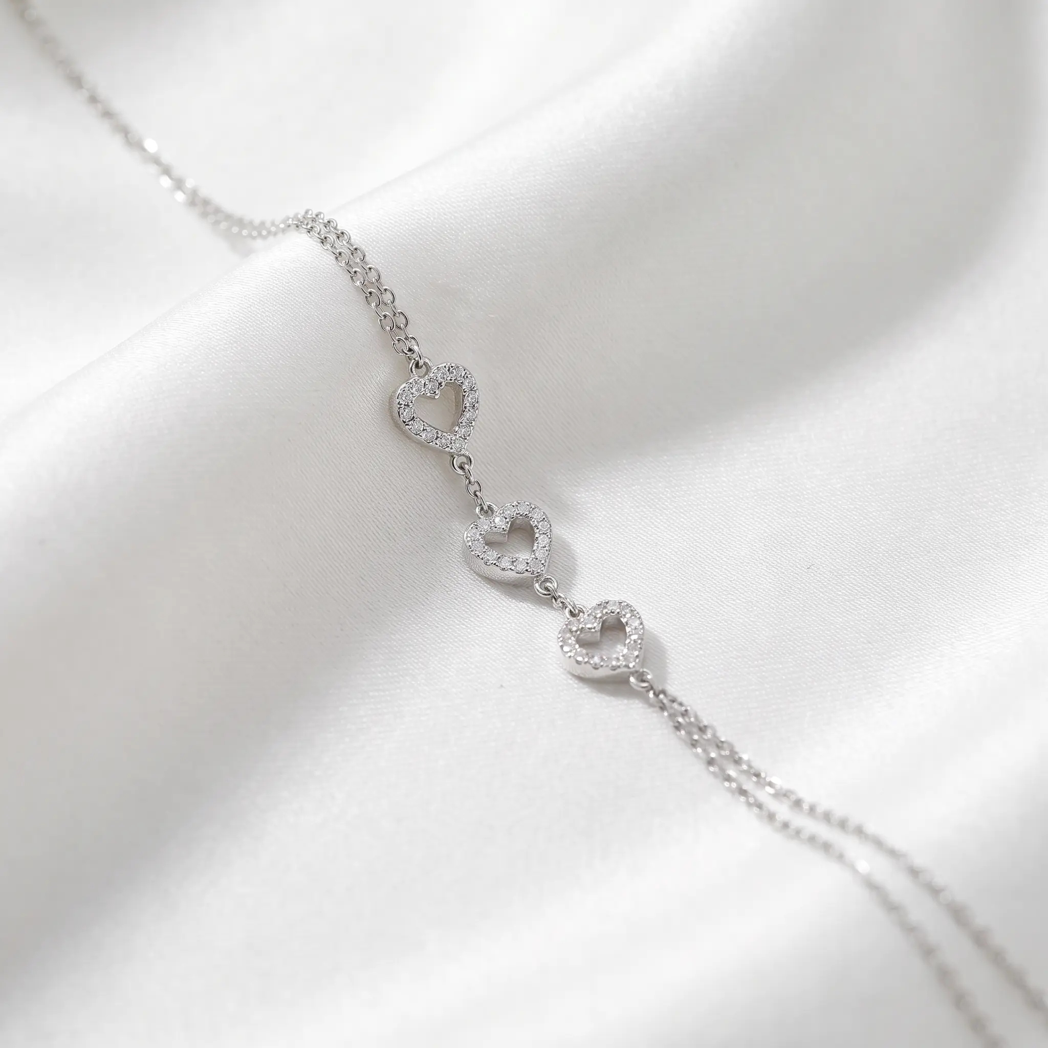 The Triple Heart Palm Bracelet