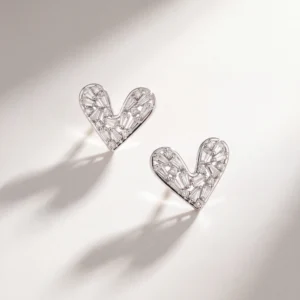 Deco Heart Studs