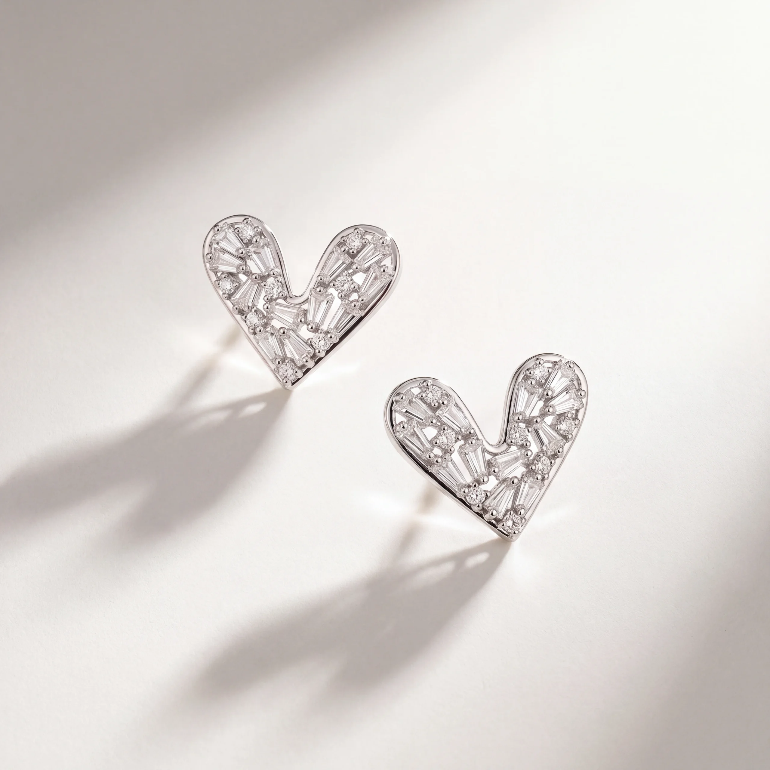 Deco Heart Studs
