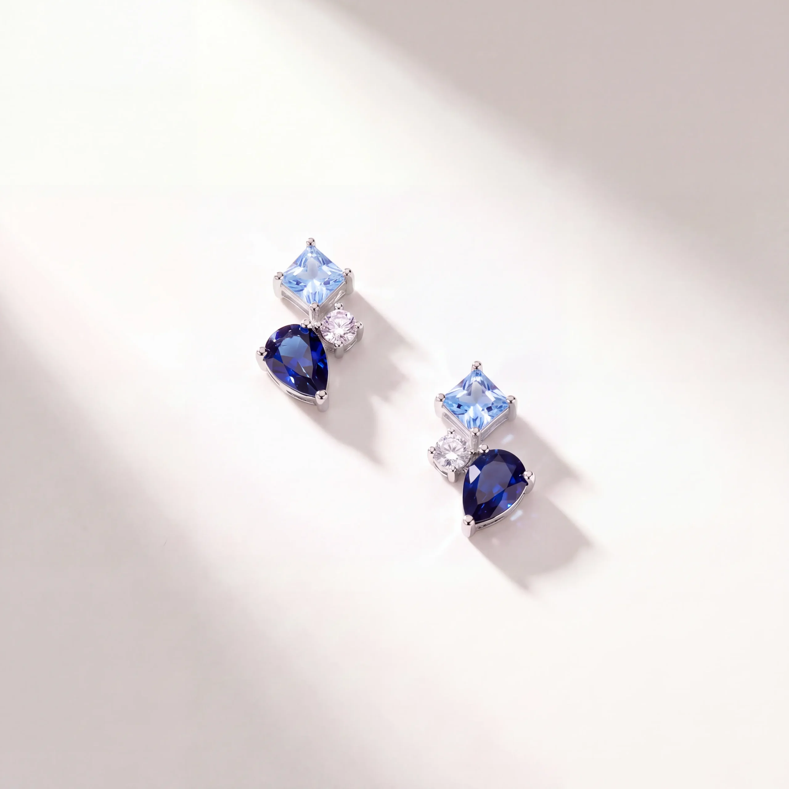 Sapphire Trio Studs