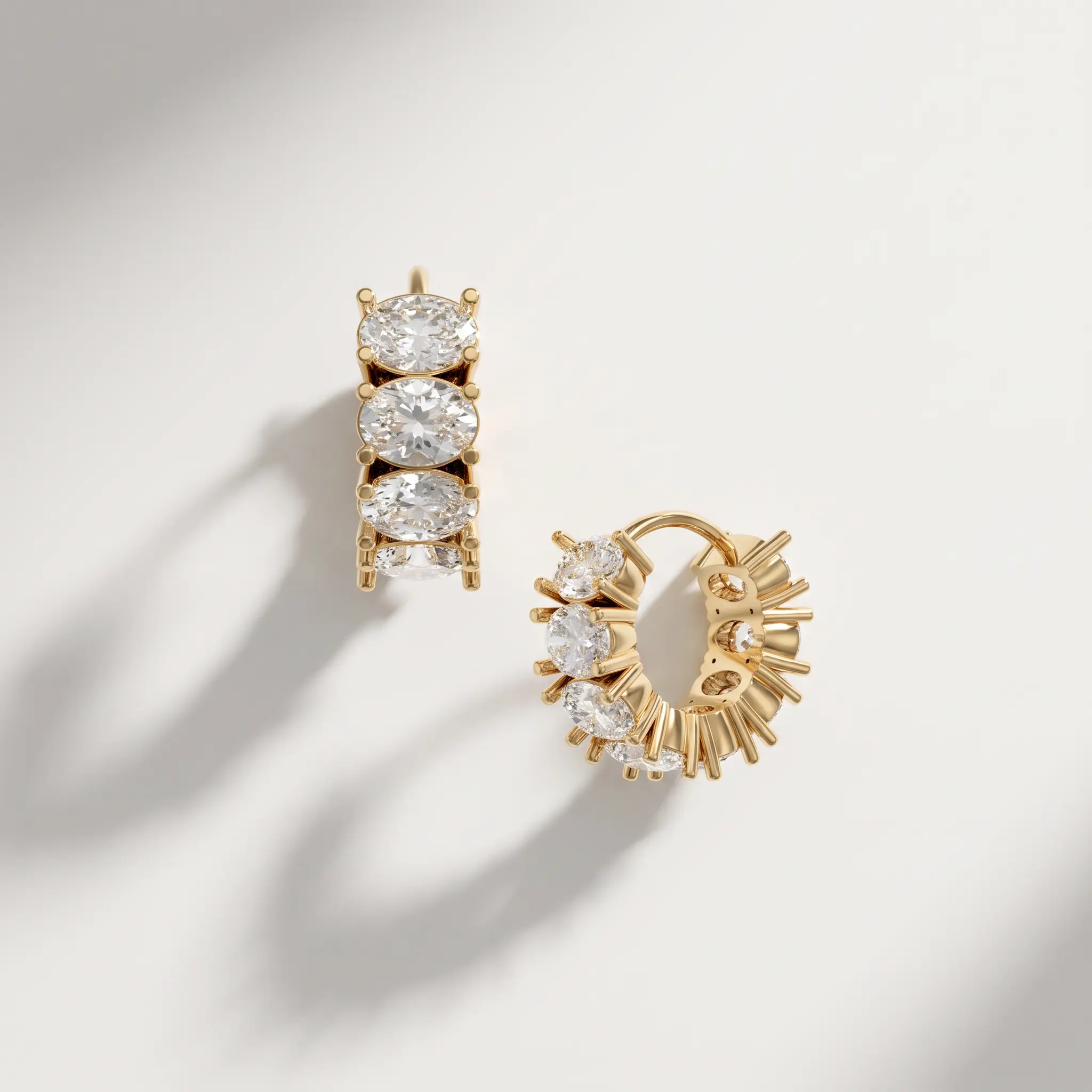 Trinity Oval Earring