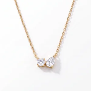 Round & Pear Duo Pendant