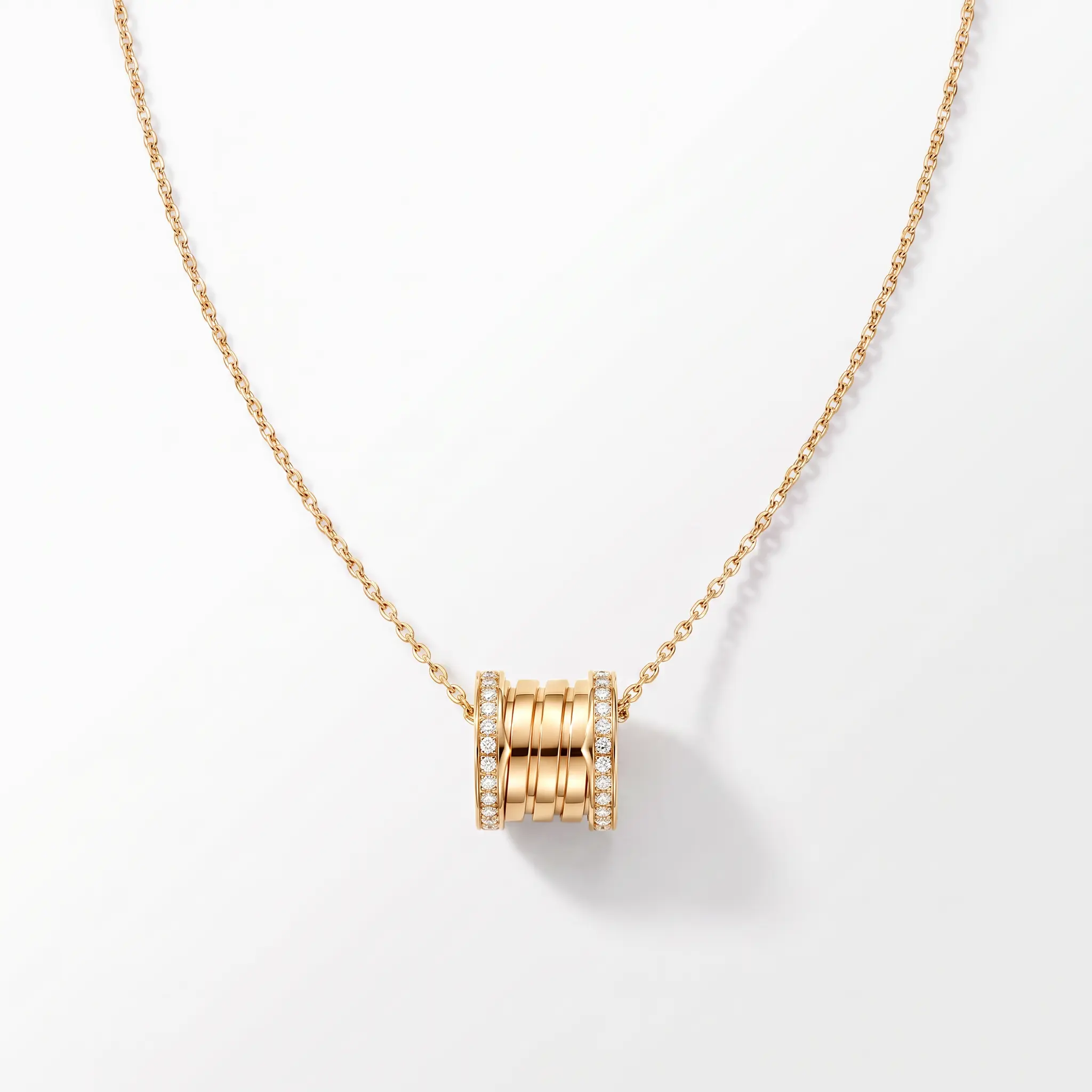 Gold Spool Pendant
