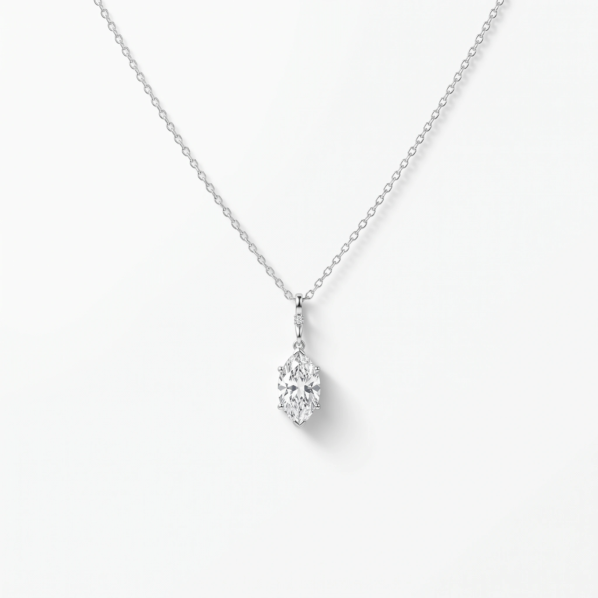 Marquise Solitaire Pendant