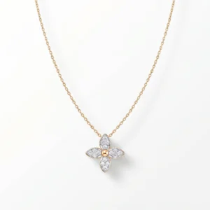 Four-Petal Flower Pendant