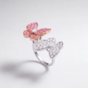 Twin Butterfly Wrap Ring