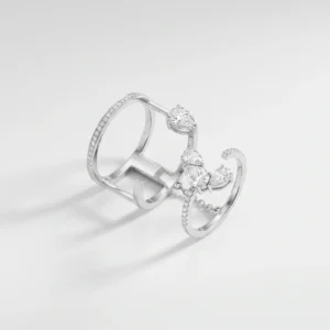 The Cascade Cuff Ring